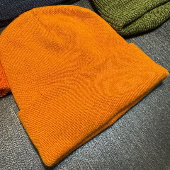 Lot Of 4 Dixxon Winter Stocking Hats Caps Beanies - Orange Green Blue - Picture 4 of 6